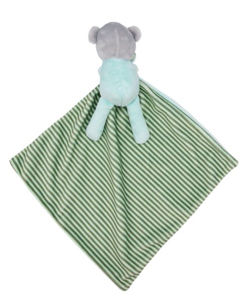 Baby Schmusetuch Bärchen Felix | türkis | 35 cm | Rückseite